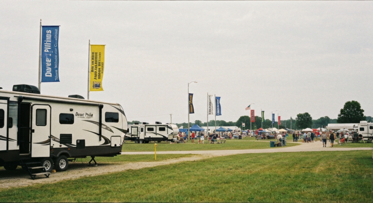 RV rental for Dover-Phila Antique Power Show near New Philadelphia Ohio